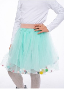 Vidoli мятная фатиновая юбка для девочки G-21886W